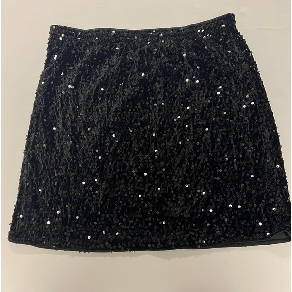 Black Sequin Skirt - Picture 2 of 3